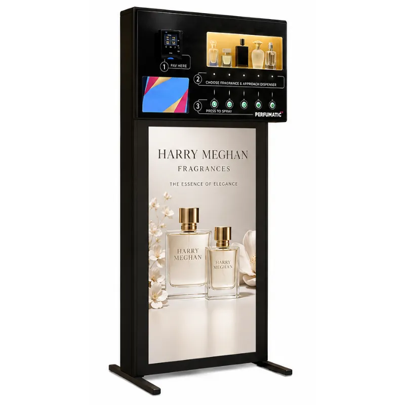 Perfumatic System with STV Advertising Stand